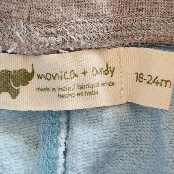 Monica+Andy Jogging Set Size 18-24 months Colors light & dark blue grey white - Picture 7 of 9